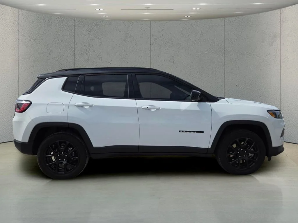 Certified Used 2023 Bright White Clearcoat Jeep Altitude image 2