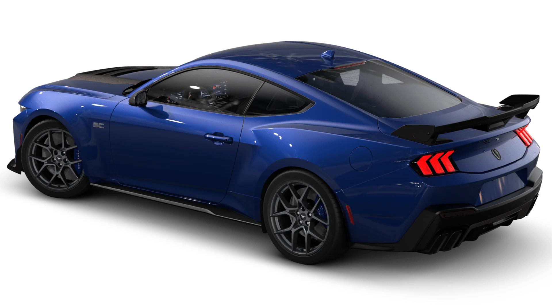 New 2026 Argon Blue Metallic Ford Dark Horse image 2
