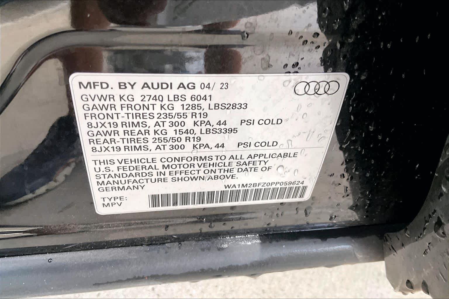 Used 2023 Mythos Black Metallic Audi Prestige image 33