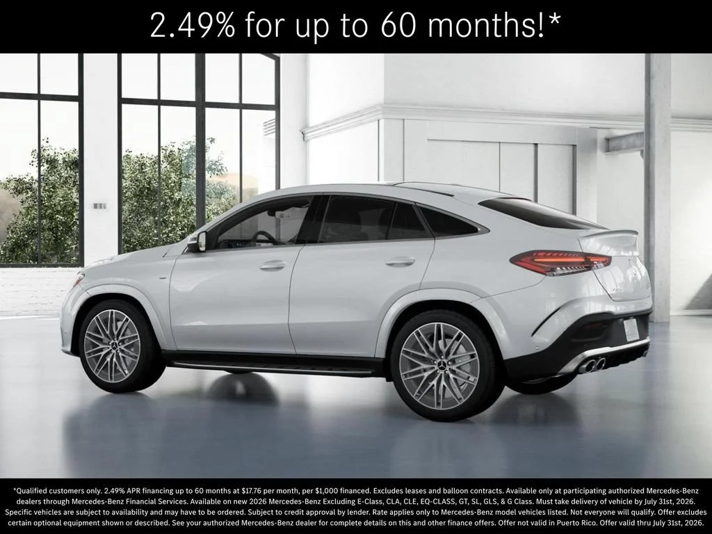 New 2026 MANUFAKTUR Moonlight White Metallic Mercedes-Benz AMG® GLE 53 4MATIC+ Coupe image 73