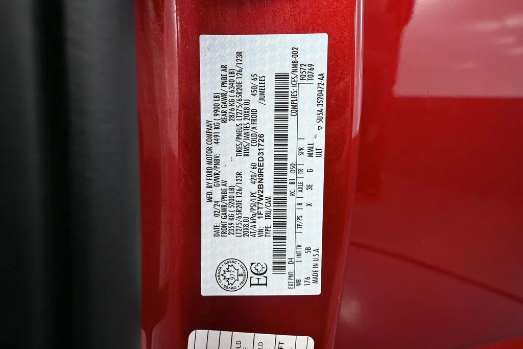 Used 2024 Red Ford Lariat image 55