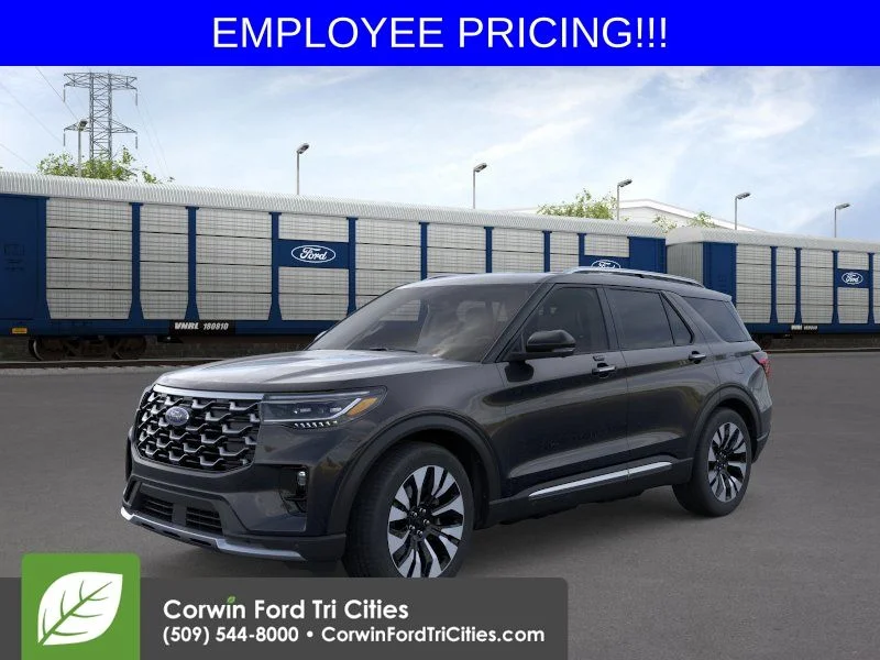New 2026 Agate Black Metallic Ford Platinum image 2