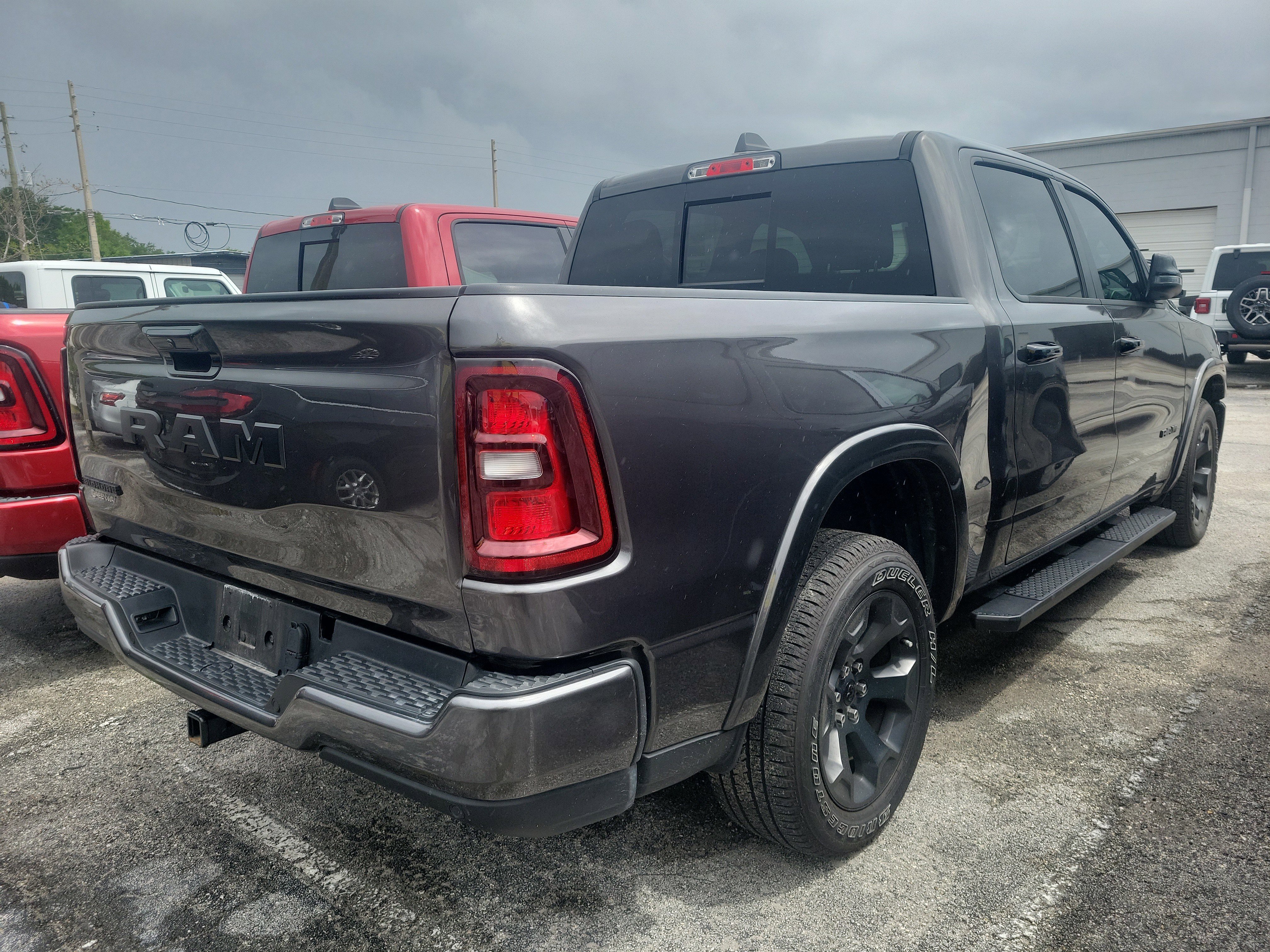 Used 2025 Granite Crystal Metallic Clearcoat Ram Big Horn image 6