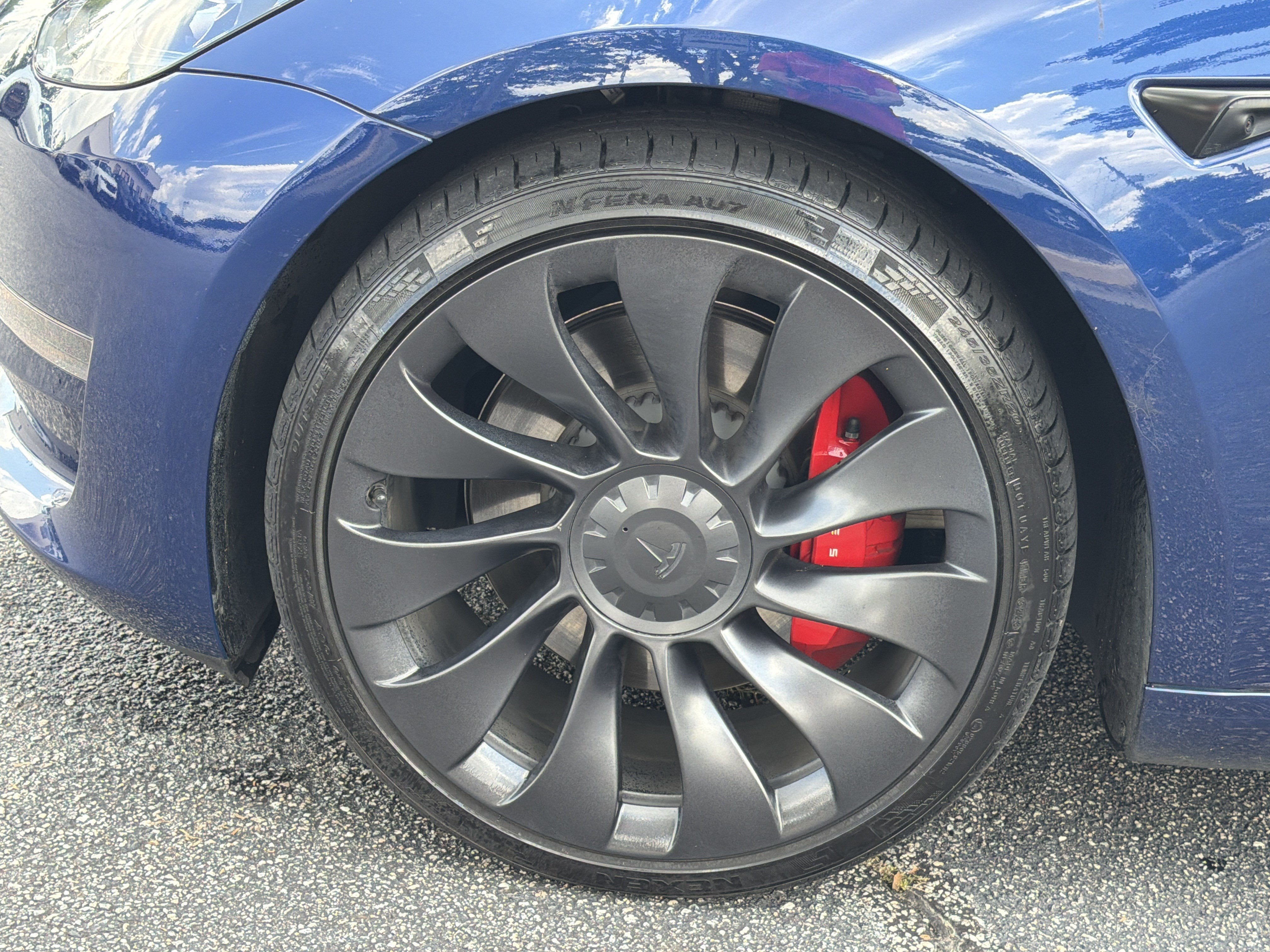 Used 2023 Deep Blue Metallic Tesla Performance image 25