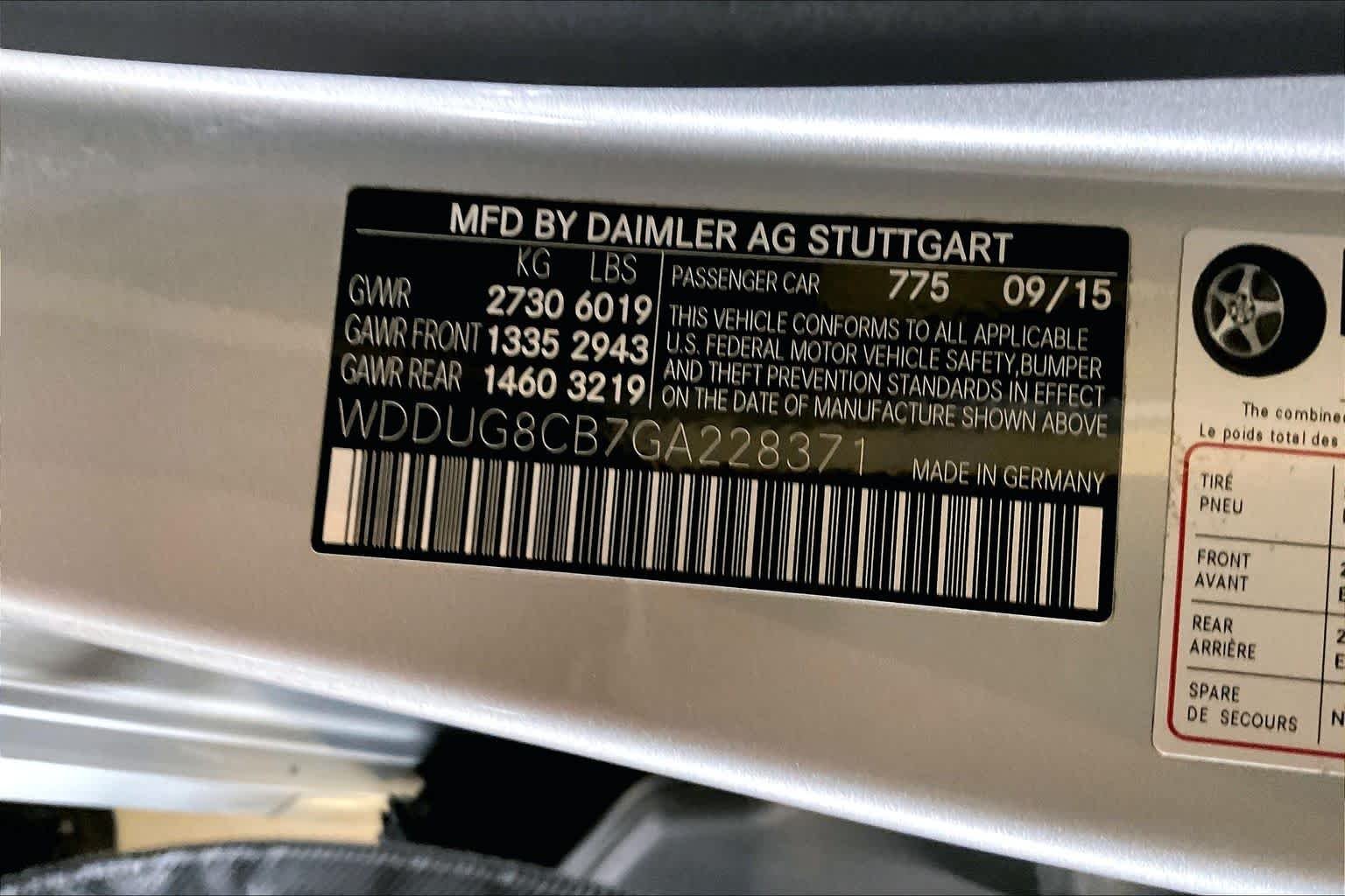 Used 2016 Iridium Silver Metallic Mercedes-Benz S 550 image 32