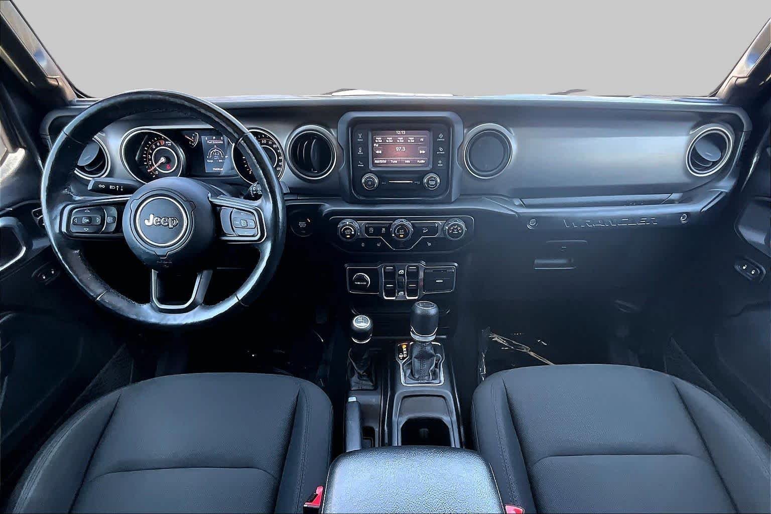Used 2020 Granite Crystal Metallic Clearcoat Jeep Sport S image 15