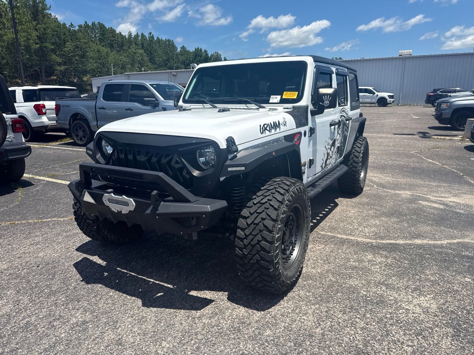 Used 2022 White Jeep Unlimited Sport Altitude image 3