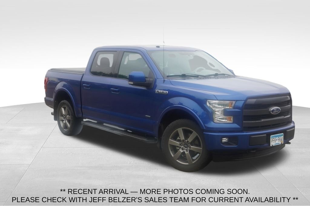 Used 2017 Blue Ford Lariat image 1