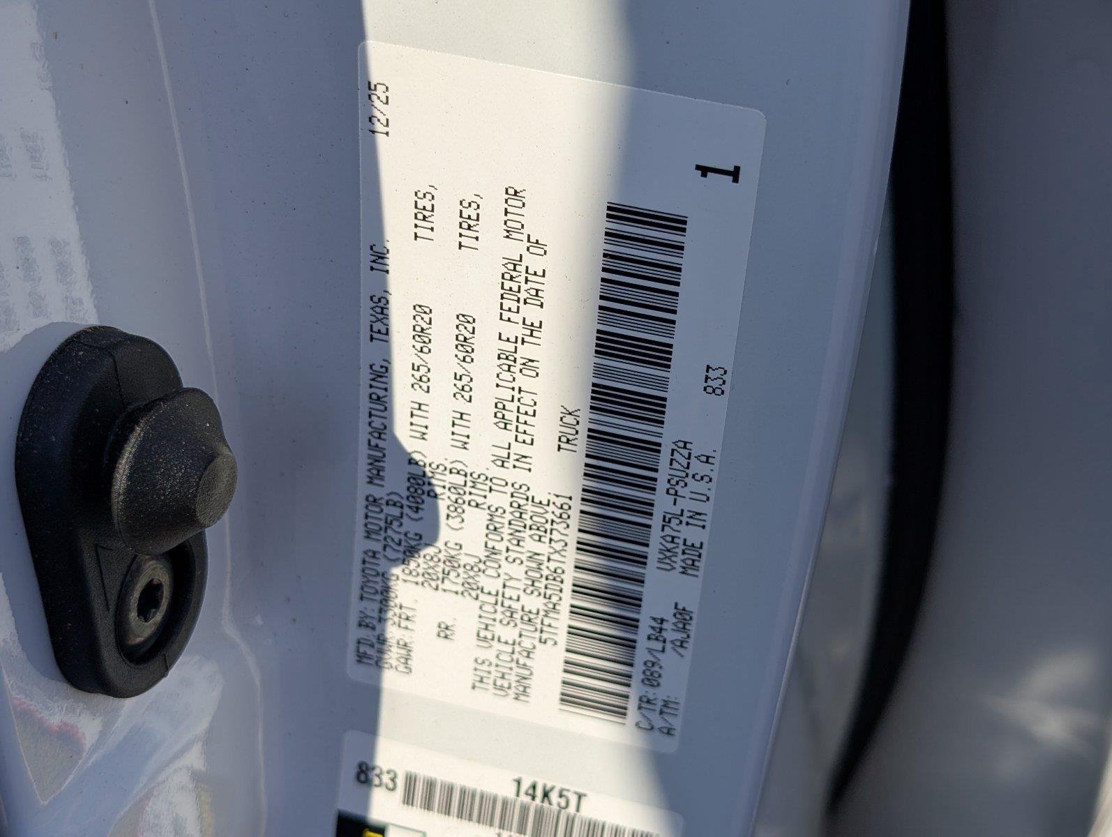 Used 2026 Wind Chill Pearl Toyota 1794 Edition image 13