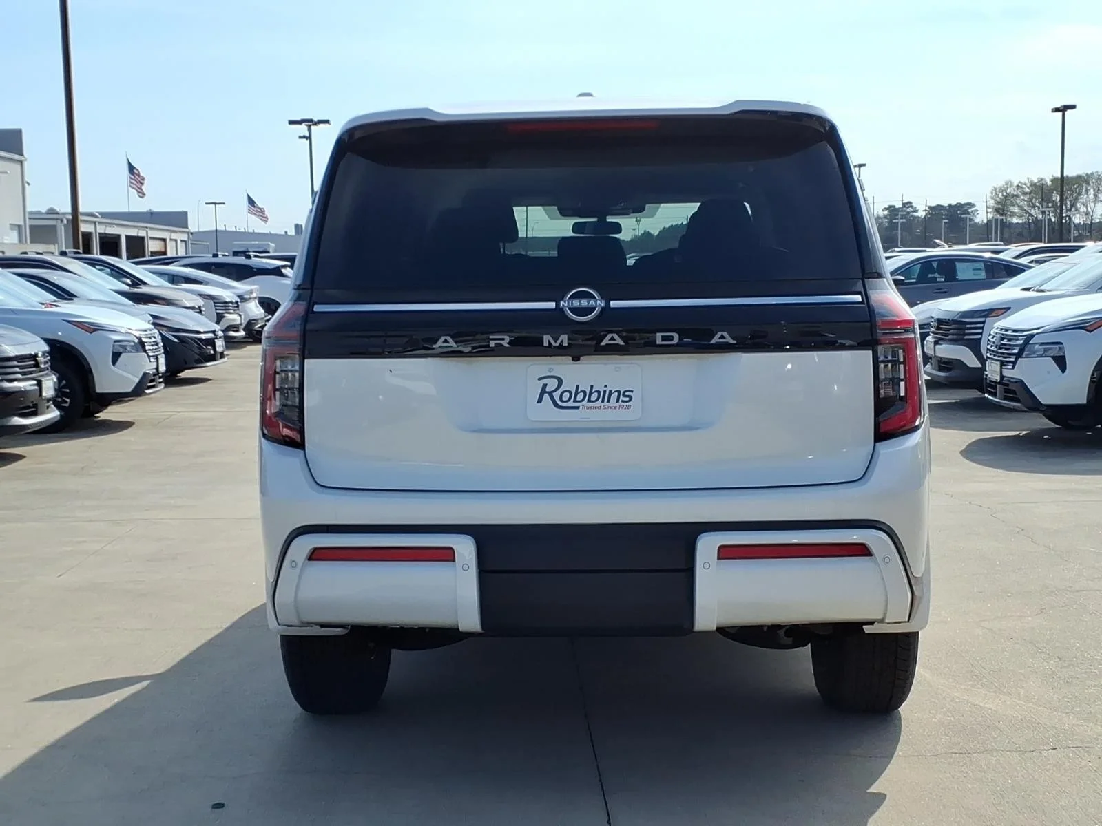 2026 Nissan Armada SV White at Robbins Nissan