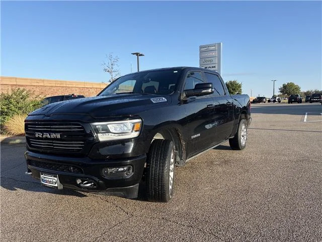 Used 2024 Diamond Black Crystal Pearlcoat RAM Laramie 4x4 Crew Cab 144.5 in. WB image 3