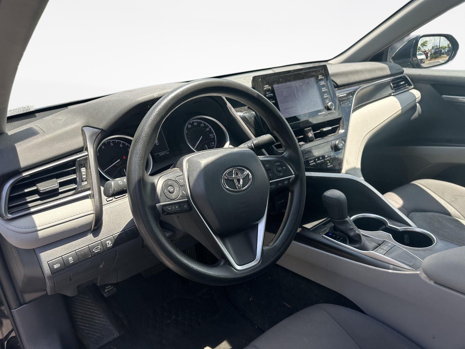 Certified Used 2023 Midnight Black Metallic Toyota LE image 11