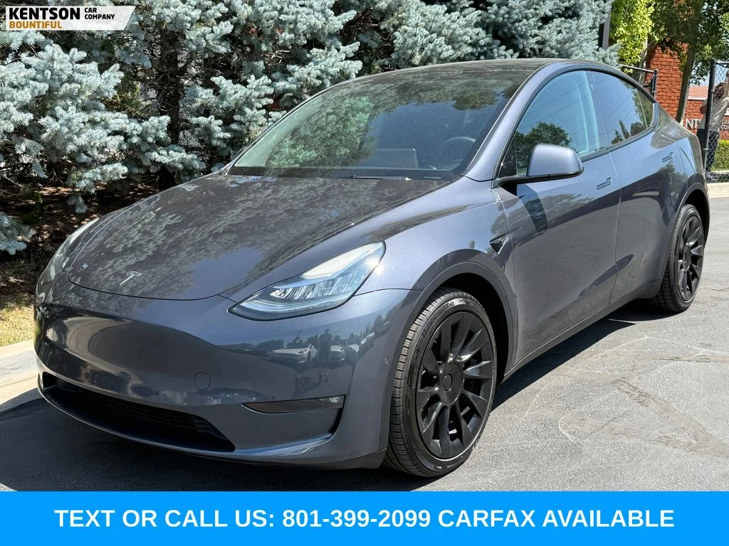 Used 2021 Gray Tesla Long Range image 3