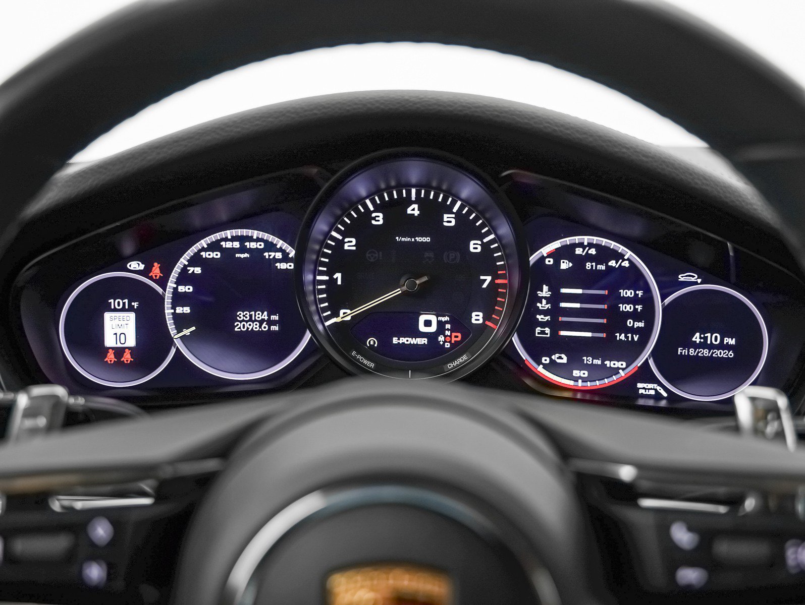 Certified Used 2023 White Porsche 4 E-Hybrid image 18