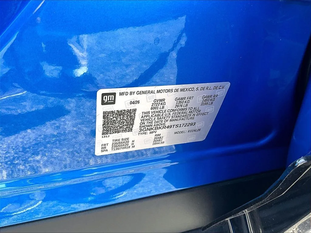 New 2026 Blue Chevrolet RS image 12
