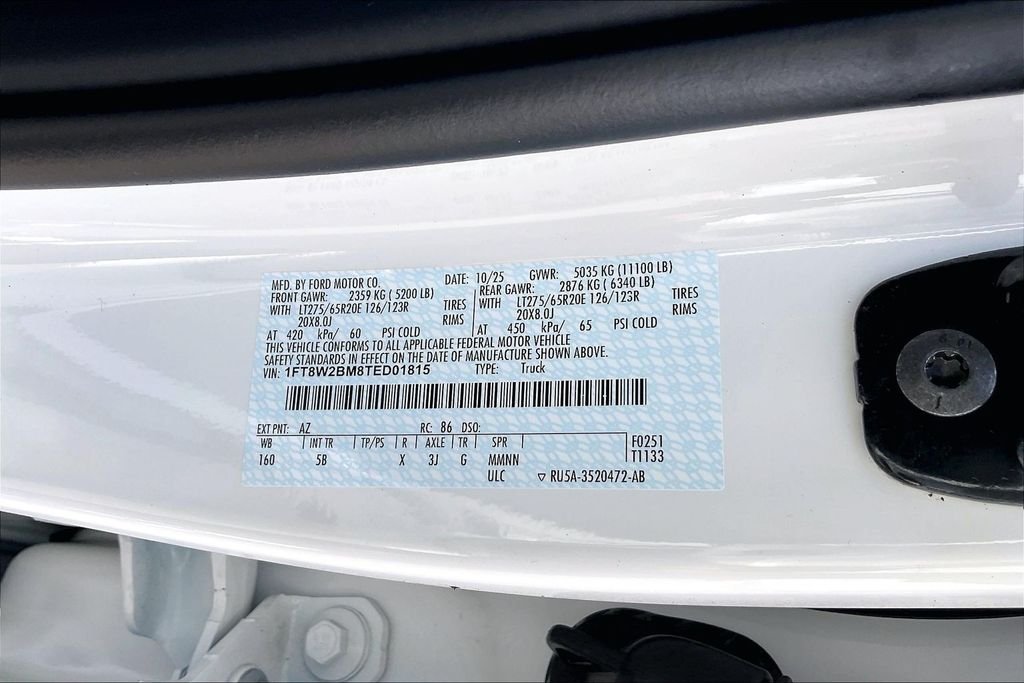 New 2026 Ford Super Duty F-250 Lariat 4D Crew Cab