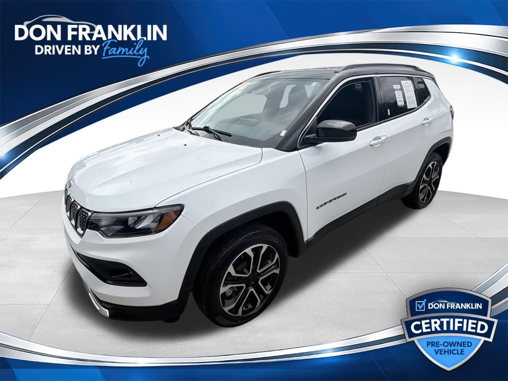 Used 2023 White Jeep Limited image 1