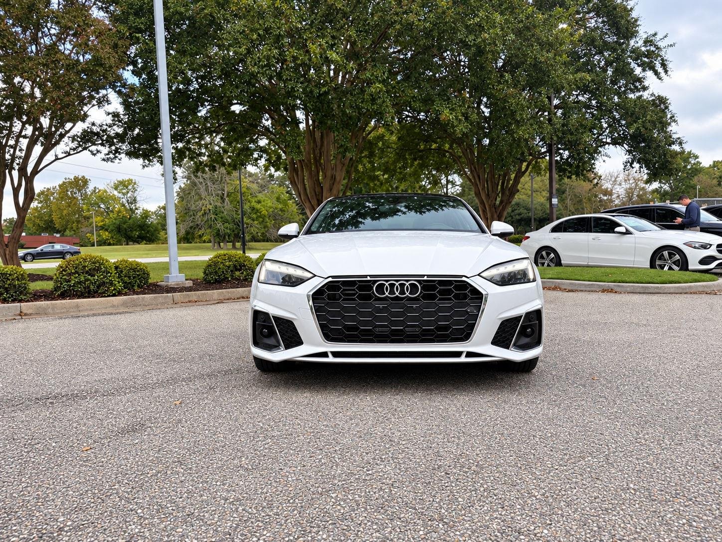 Used 2024 Arkona White Audi S line Premium image 2