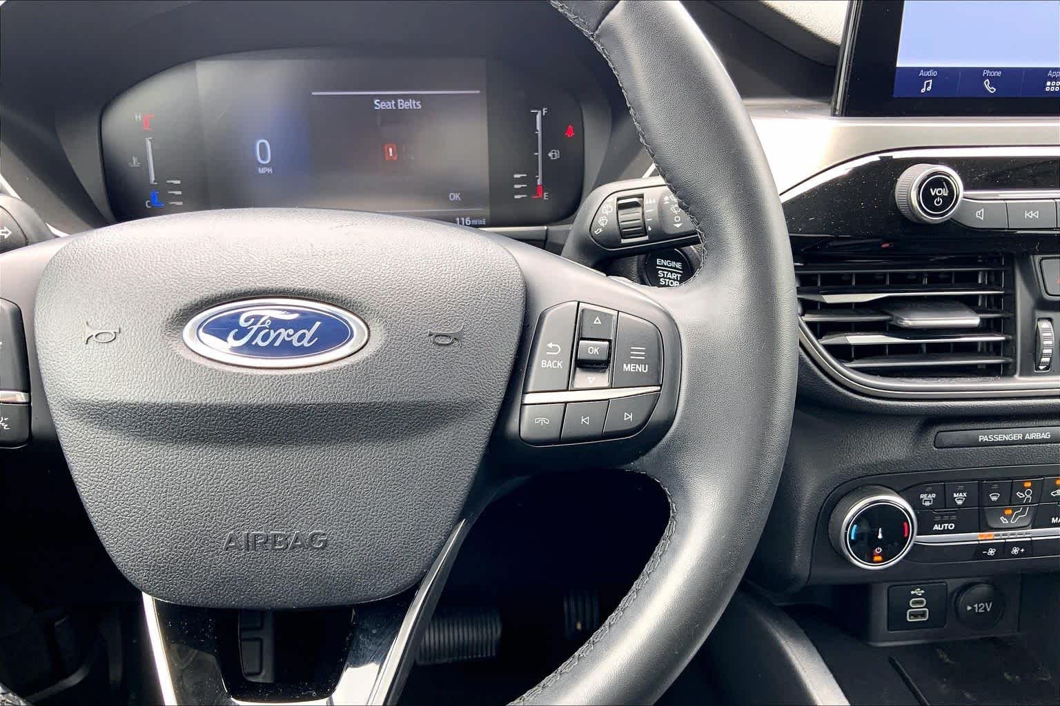 Used 2024 Agate Black Metallic Ford Active image 24