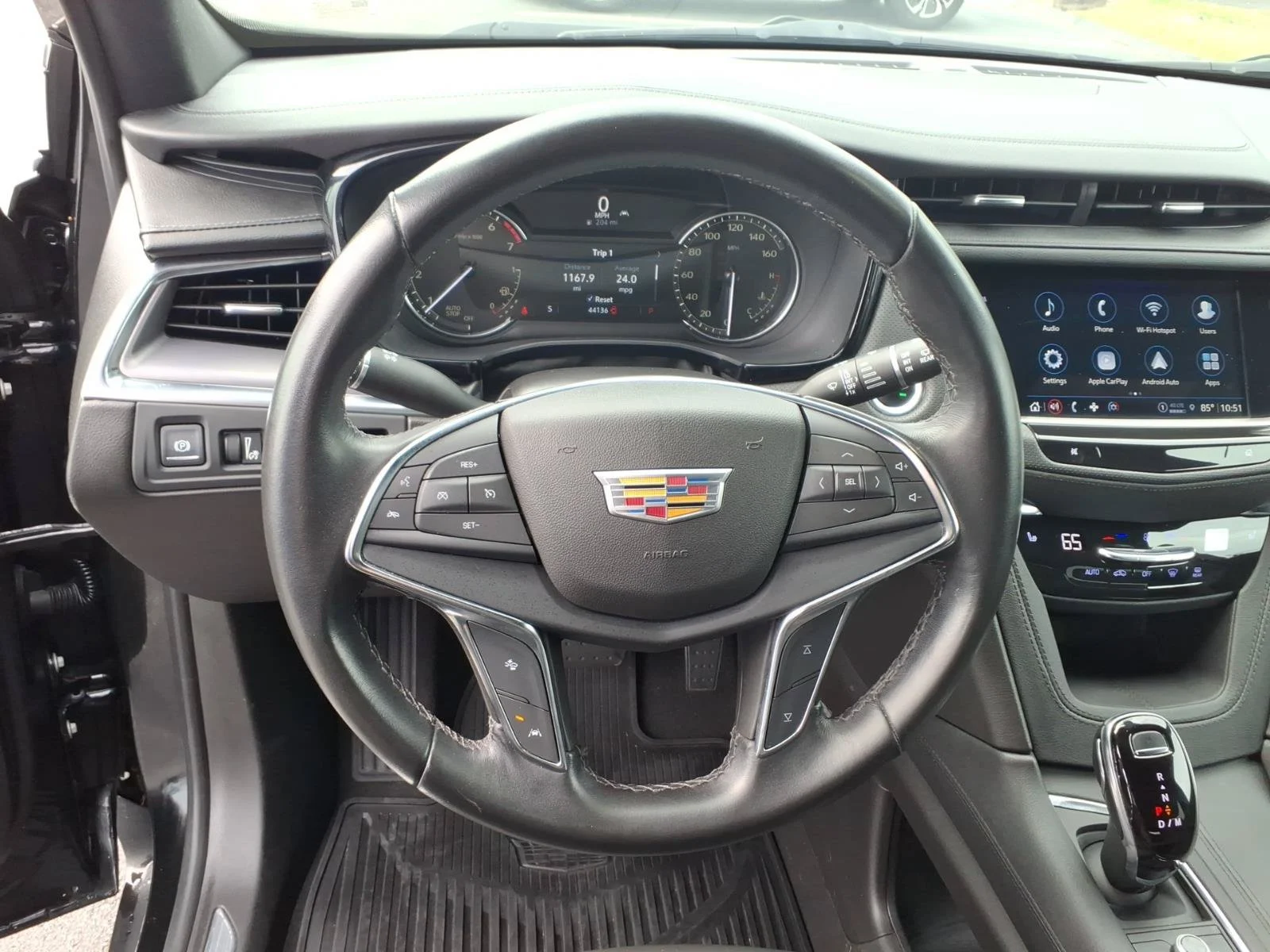 Used 2023 Stellar Black Metallic Cadillac FWD Luxury image 7