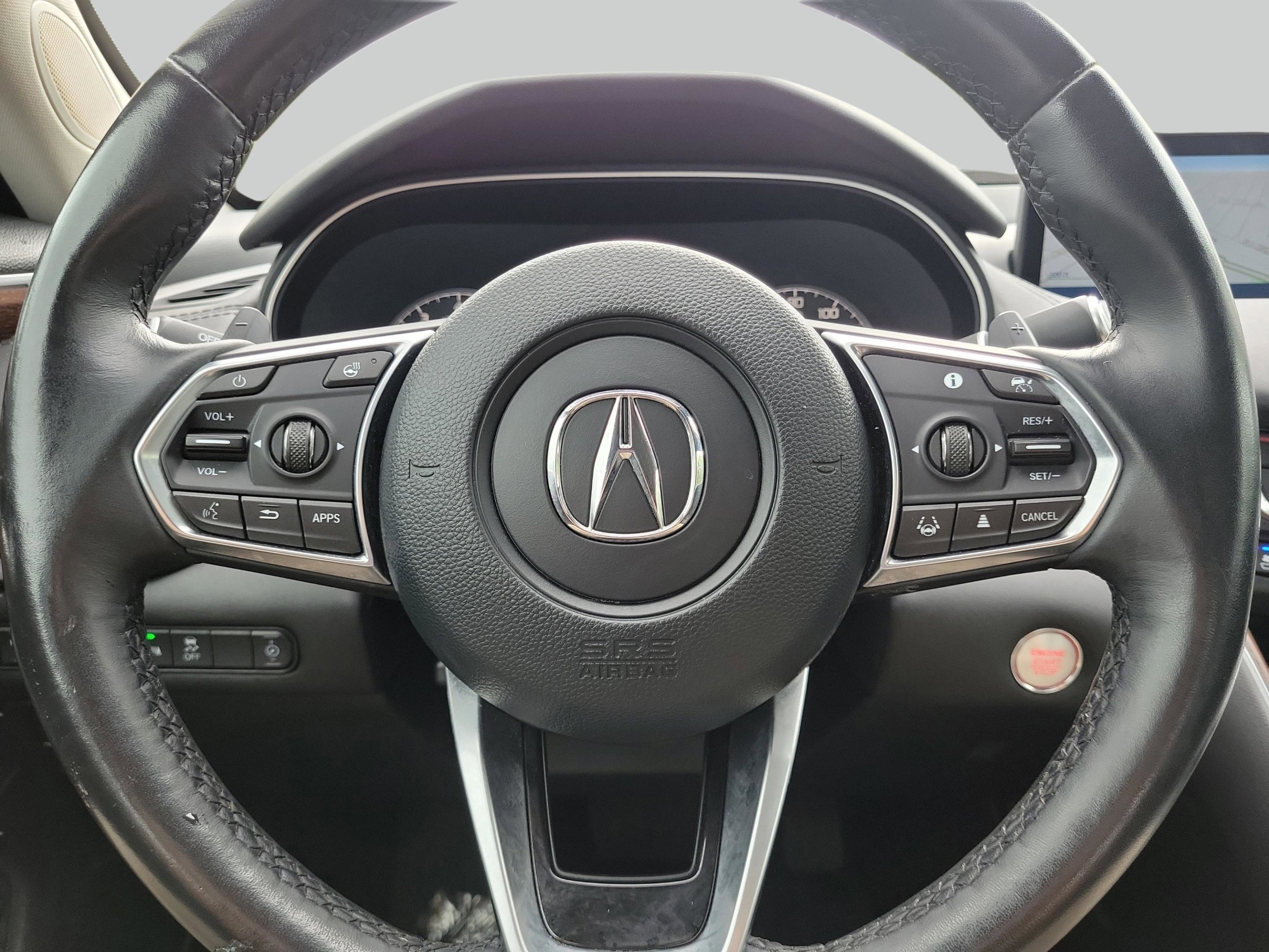 Used 2021 Majestic Black Pearl Acura SH-AWD with Advance Package image 32