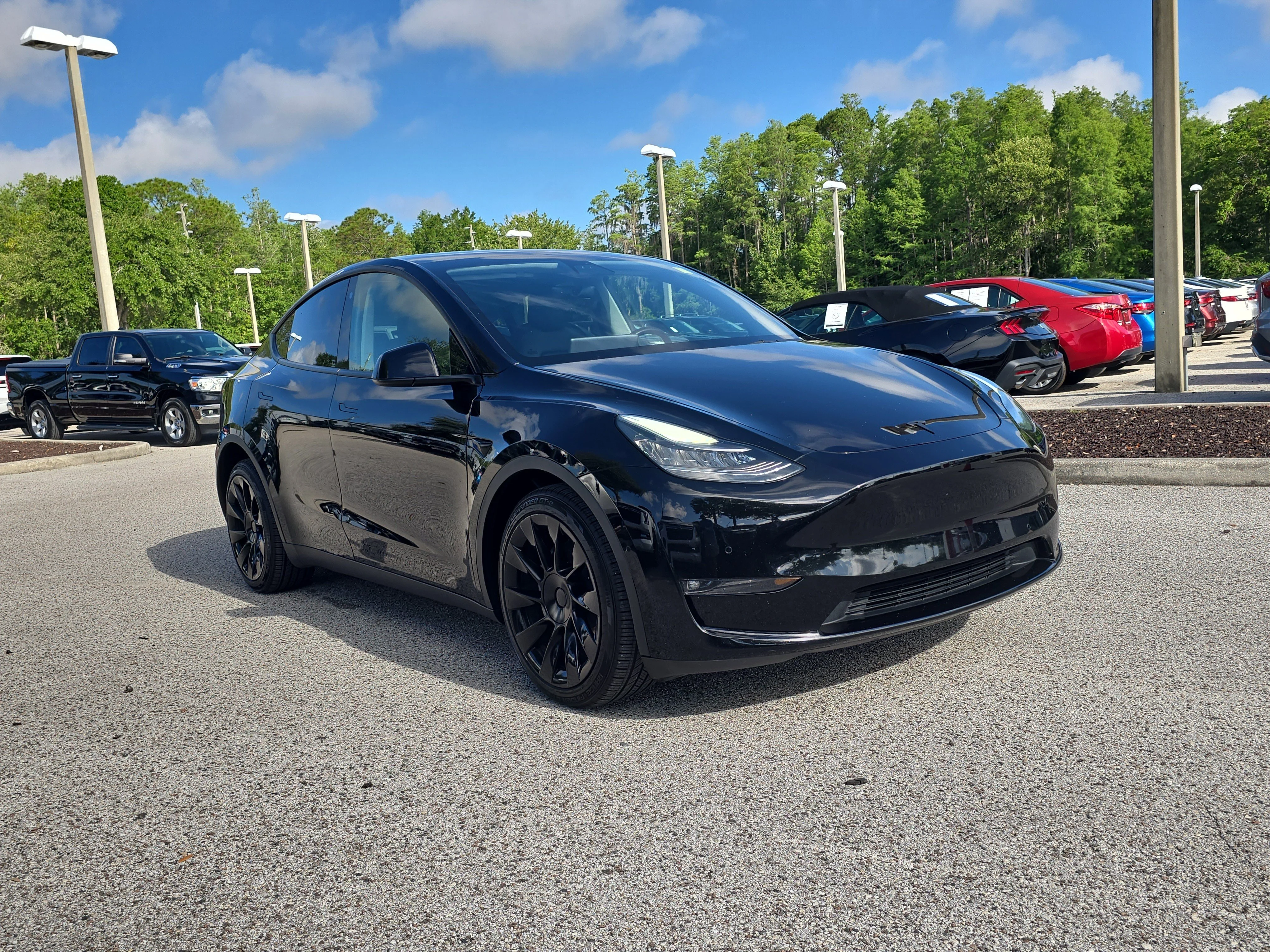Used 2021 Tesla Model Y Long Range with VIN 5YJYGDEE5MF141437 for sale in Wesley Chapel, FL