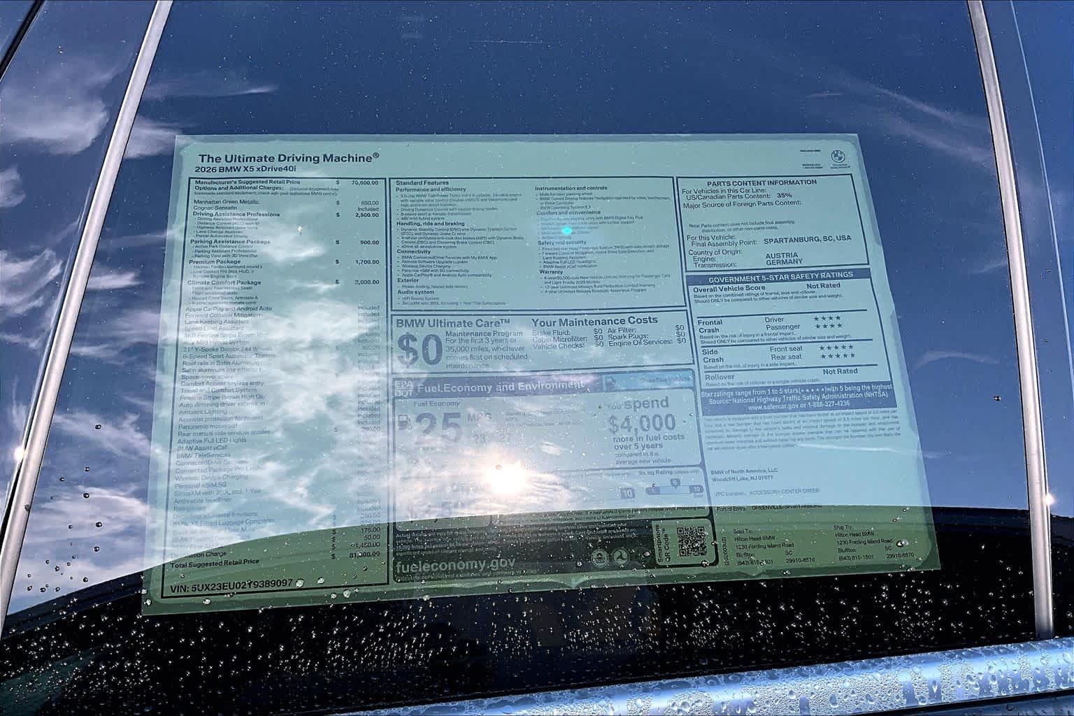 New 2026 Manhattan Green Metallic BMW xDrive40i image 18