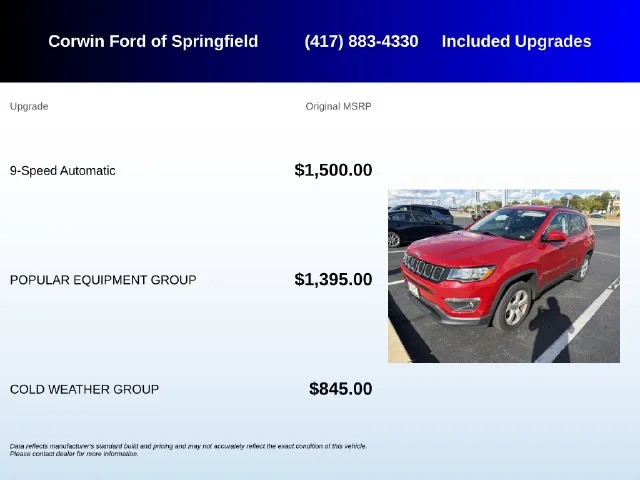 Used 2018 Redline Pearlcoat Jeep Latitude image 5