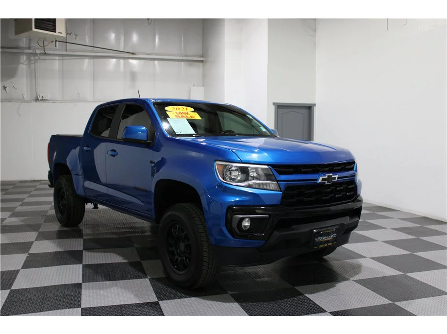 Used 2021 Bright Blue Metallic Chevrolet 2WD LT image 3
