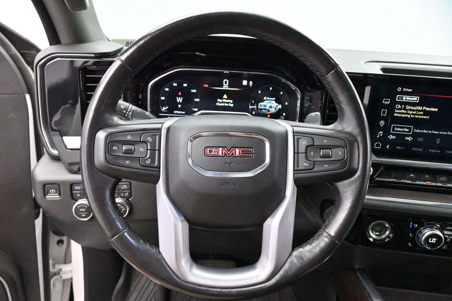 Used 2023 White Frost Tricoat GMC SLT image 15