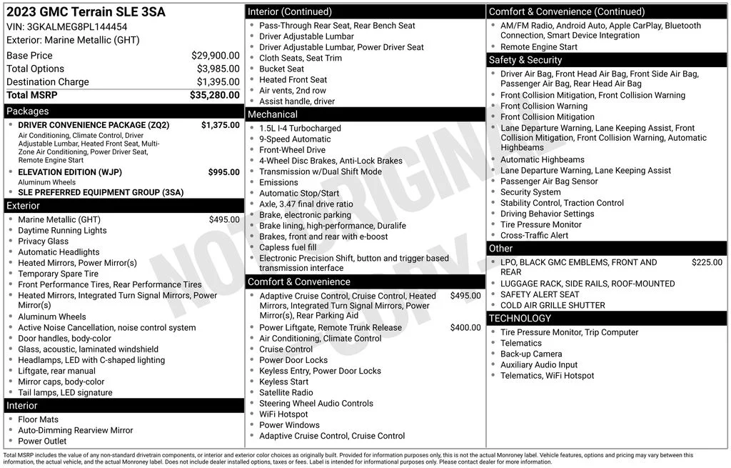 Certified Used 2023 Blue GMC SLE image 25