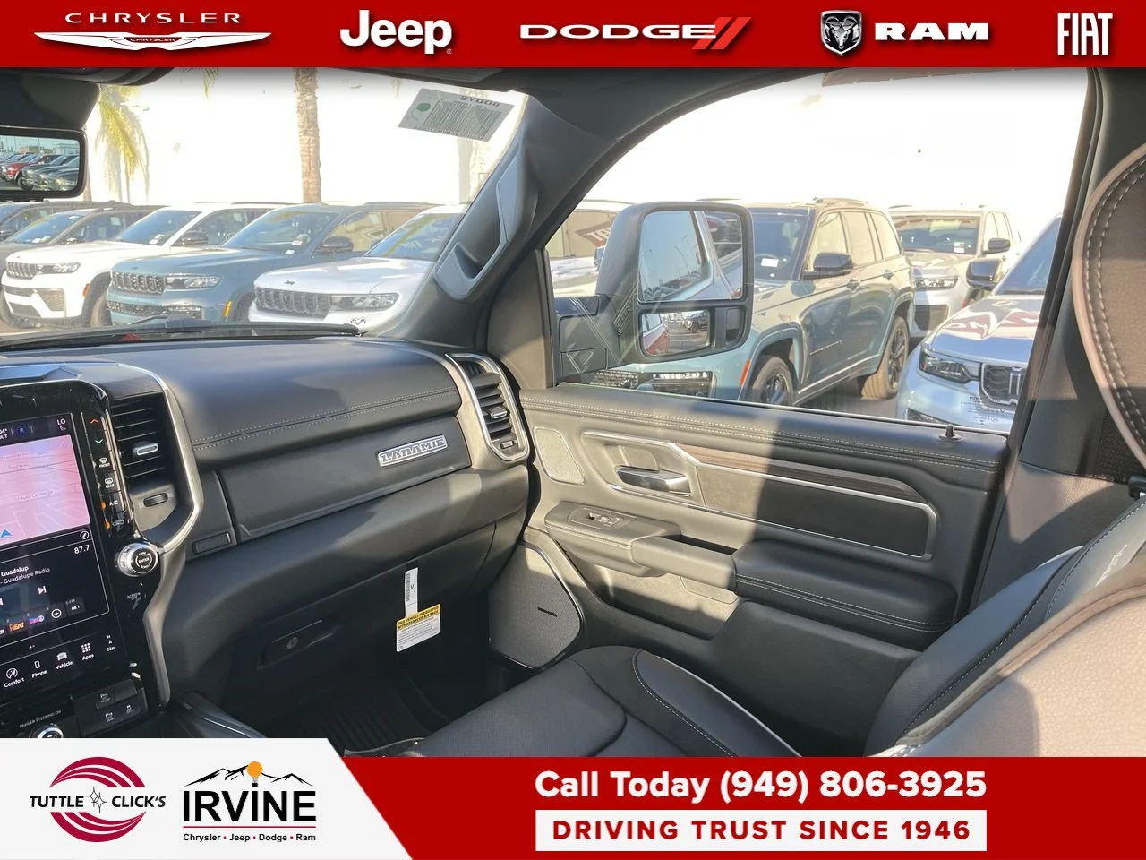 New 2027 Molten Red Pearl-Coat Exterior Paint RAM Laramie image 3