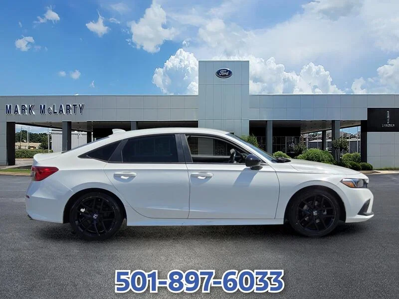 Used 2022 Platinum White Pearl Honda Sport CVT image 6