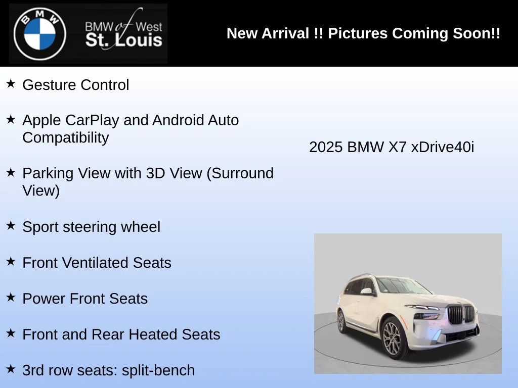 Used 2025 White BMW xDrive40i image 12