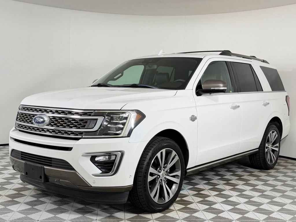 Used 2020 Star White Metallic Tri-Coat Ford King Ranch image 4