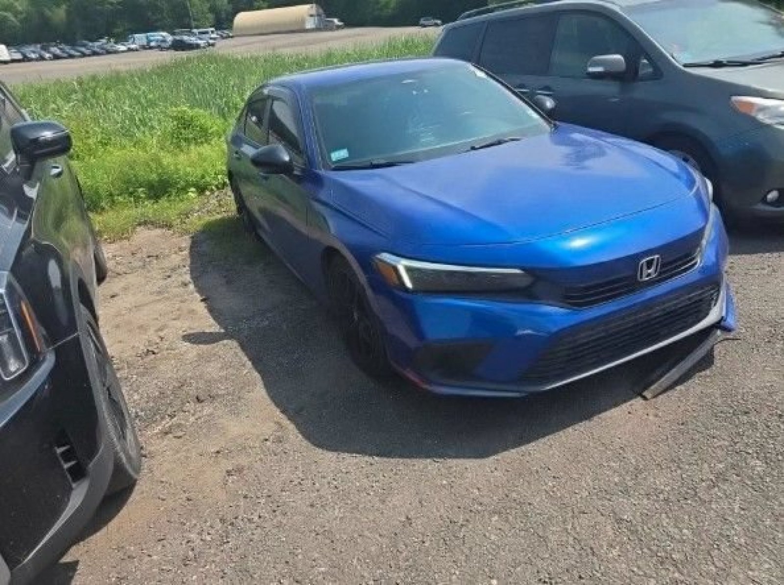 Certified Used 2022 Aegean Blue Metallic Honda Sport image 2
