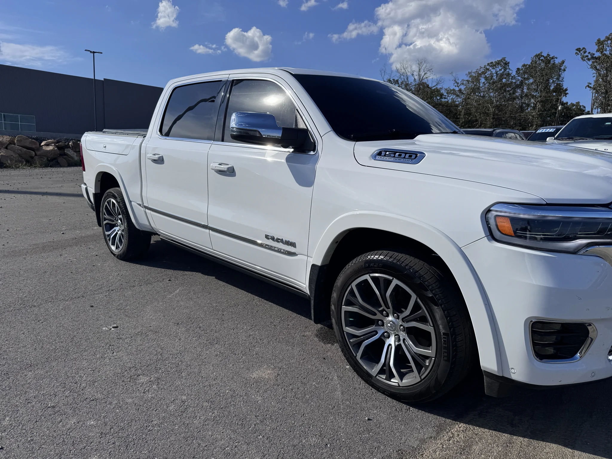 Used 2026 Bright White Clearcoat Ram Tungsten image 4