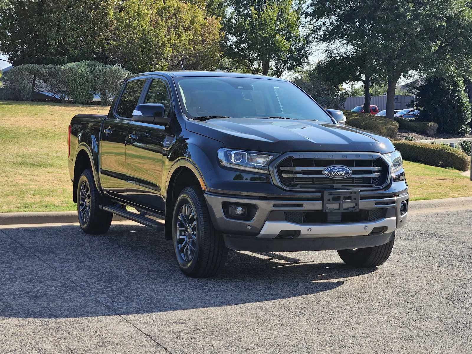 Used 2019 Shadow Black Ford LARIAT image 2