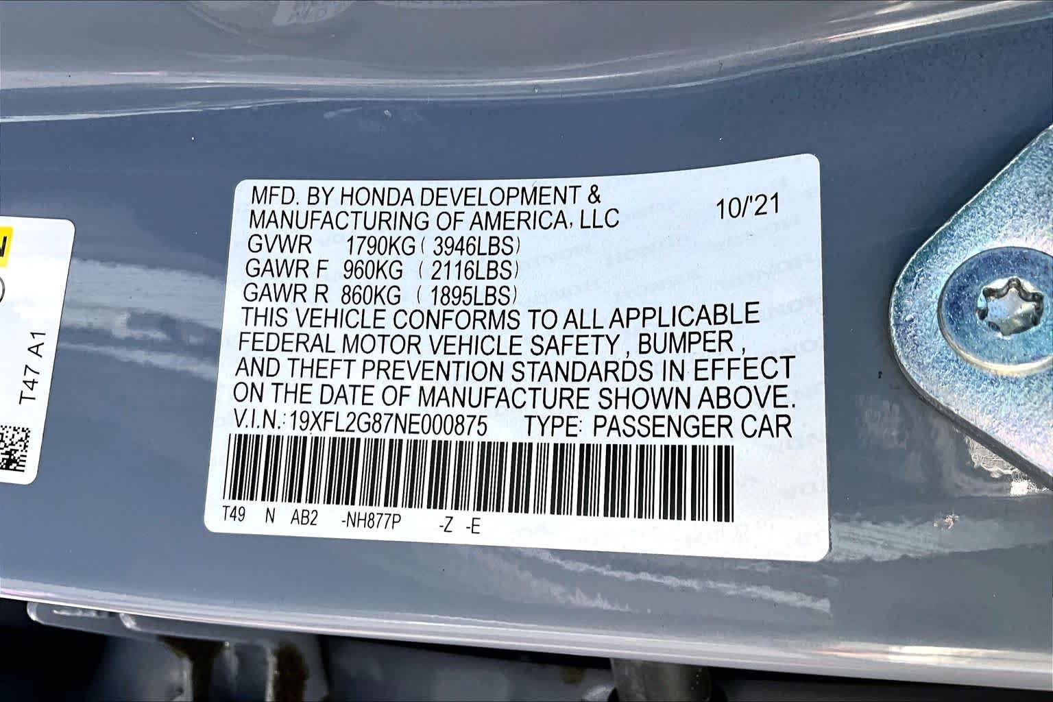 Used 2022 Sonic Gray Pearl Honda Sport image 35