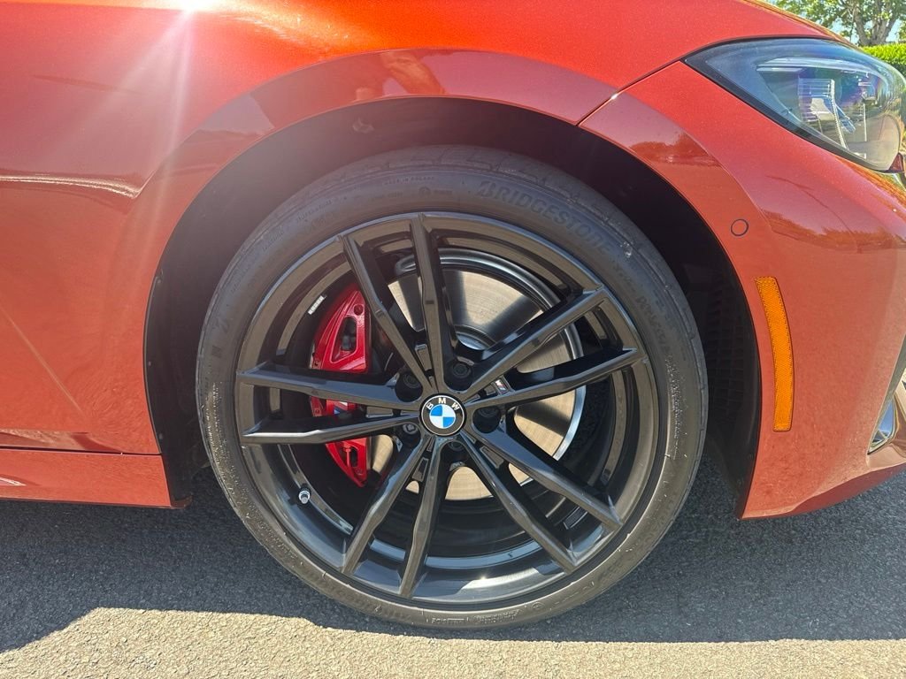 Used 2022 Sunset Orange Metallic BMW M340i xDrive image 29