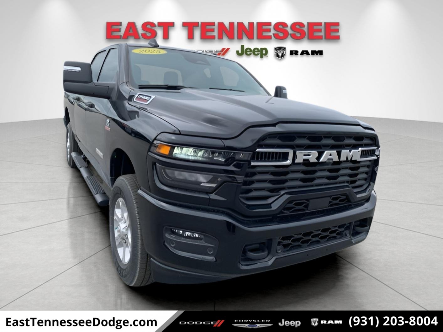New 2025 Diamond Black Crystal Pearlcoat RAM Big Horn image 1