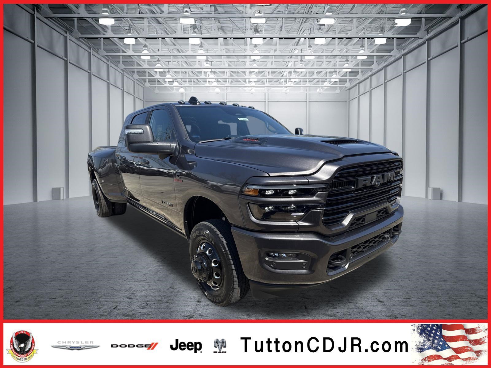 New 2026 Granite Crystal Metallic Clearcoat RAM Laramie DRW / DUALLY image 1