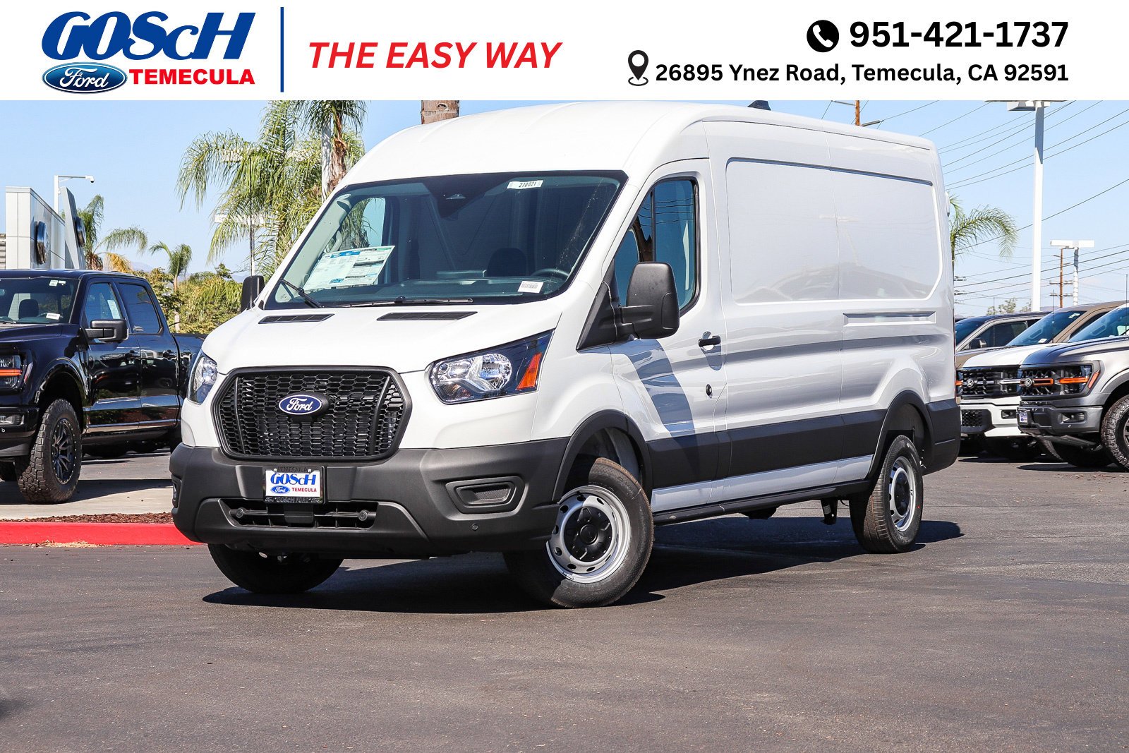 New 2027 Oxford White Ford Cargo Van image 1
