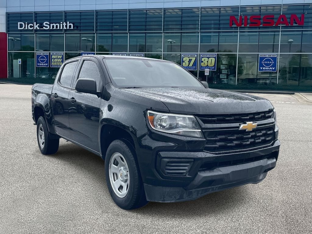 Used 2022 Black Chevrolet Work Truck image 1