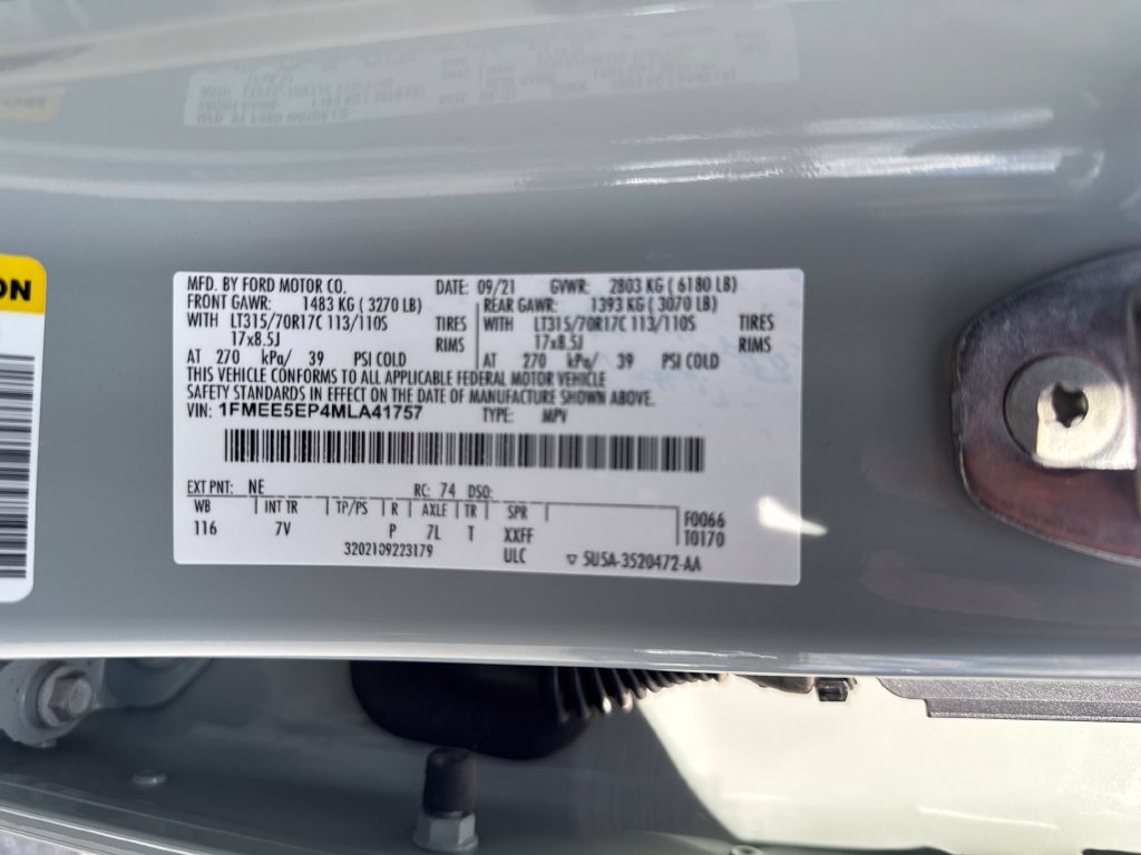 Certified Used 2021 Cactus Green / Gray Ford First Edition image 27