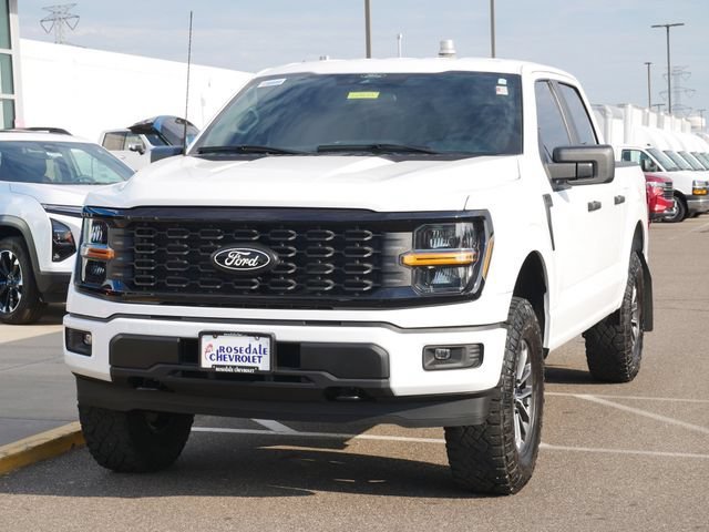 Used 2025 Space White Metallic Ford STX image 3
