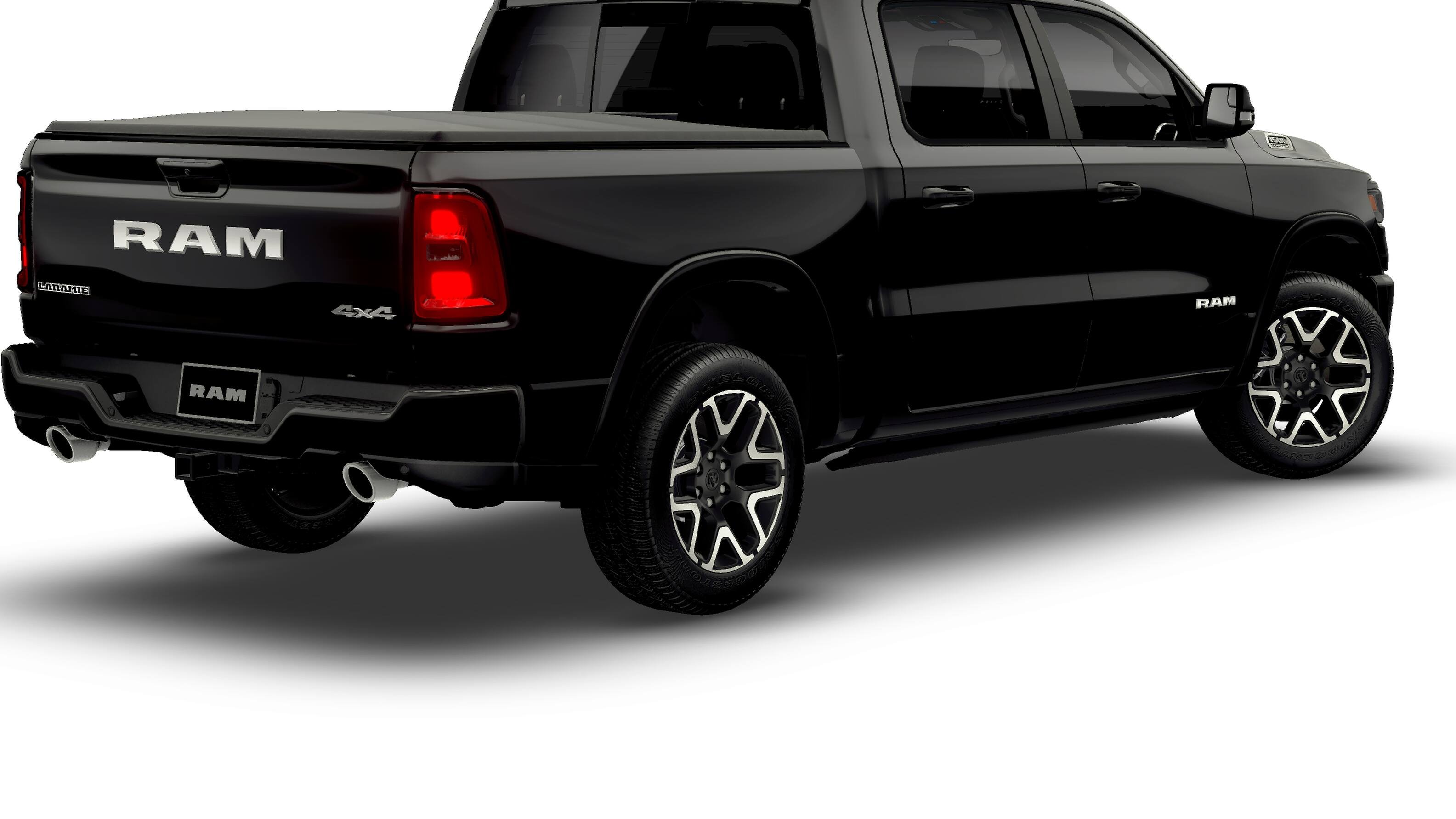 New 2026 Diamond Black Crystal Pearl-Coat Exterior Paint RAM LARAMIE image 28