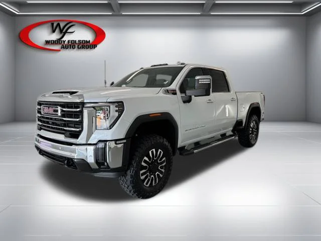 New 2026 Glacier White Tricoat GMC SLT image 3