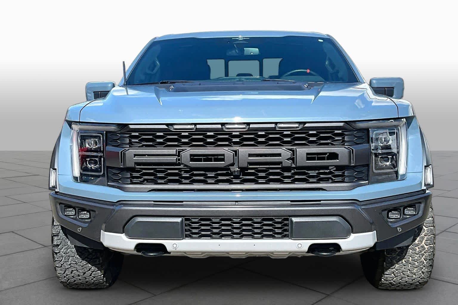 Used 2023 Azure Gray Metallic Tri-Coat Ford Raptor image 4