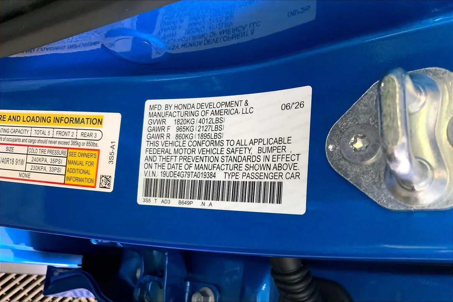 New 2026 Double Apex Blue Pearl Acura With A-Spec Technology Package image 13